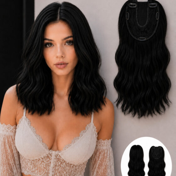 Siyah Tül Tepelik Kısa Model