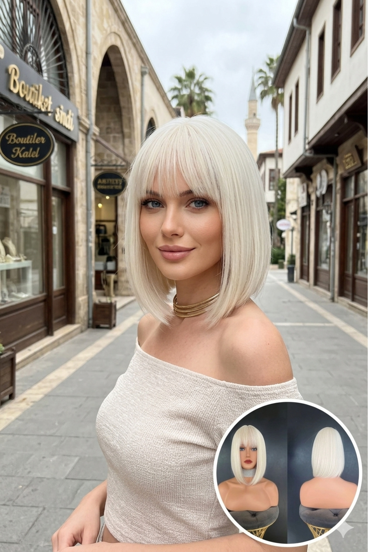 VİP Kısa Küt Peruk