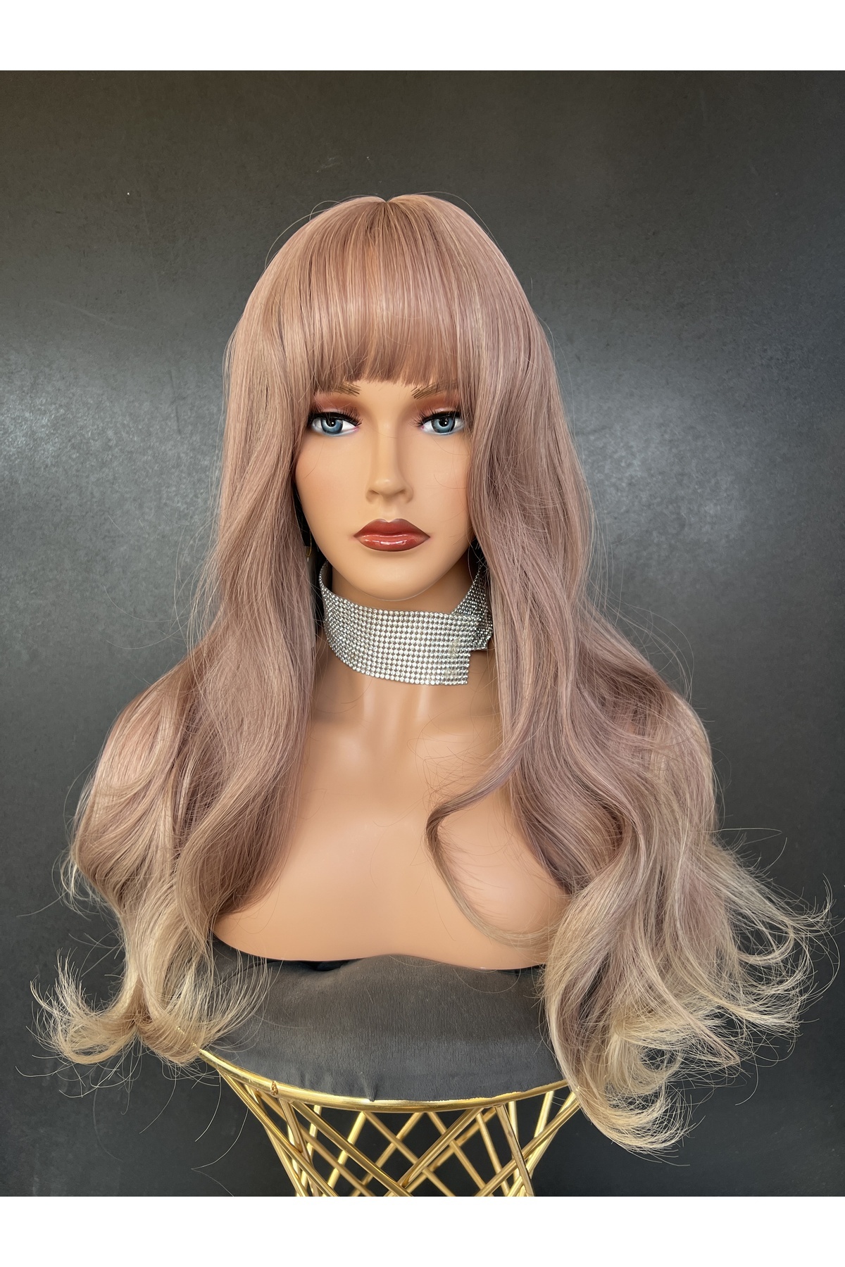 Exclusive Luxury Vip Lila Renk Peruk - Görsel 2