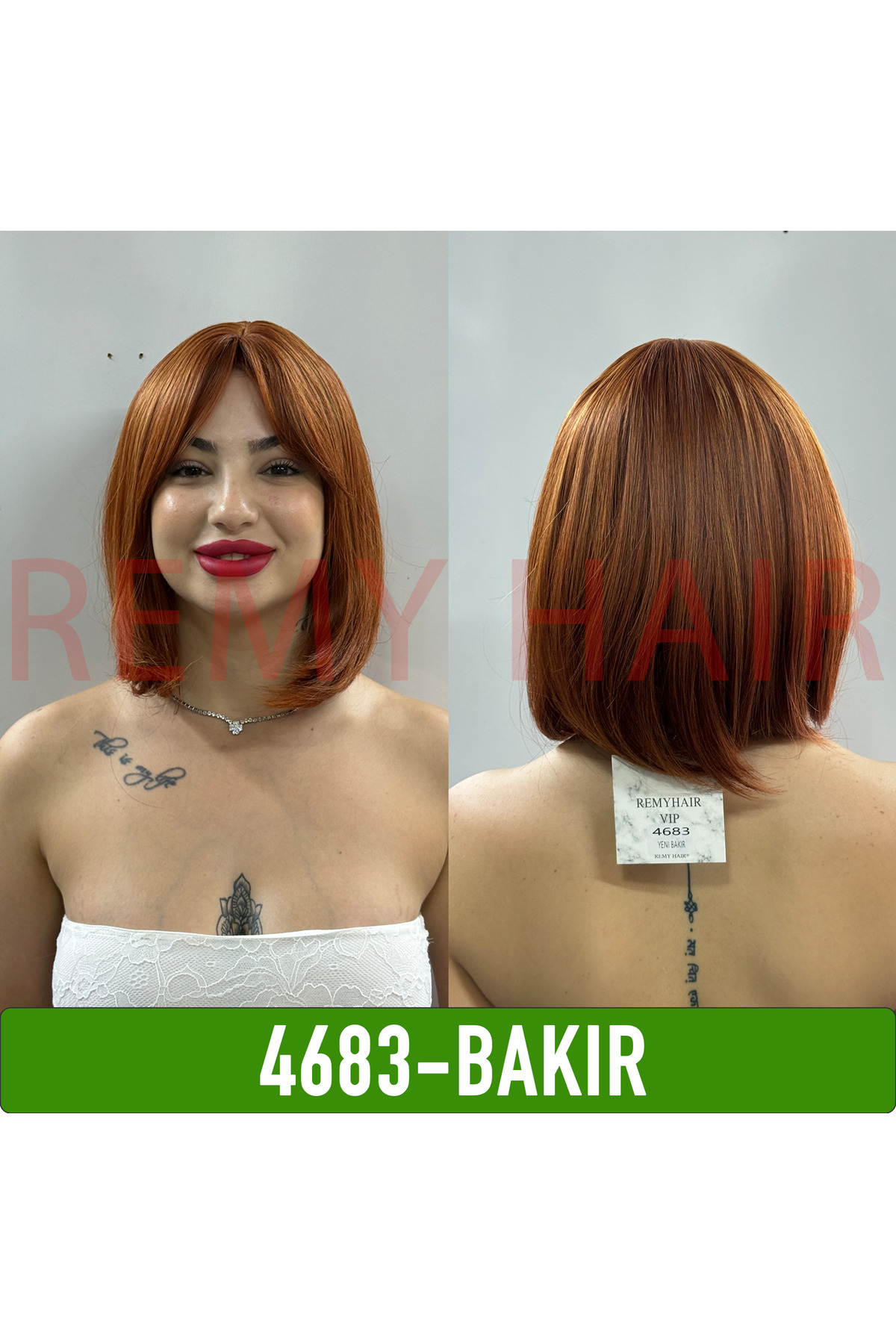 Kısa Bob Kesim Vip Peruk - Görsel 2