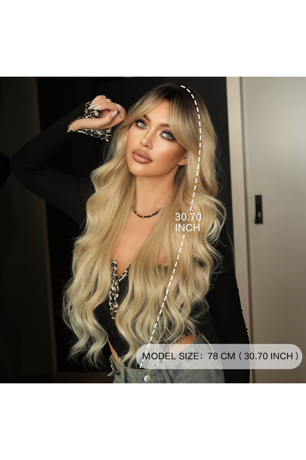 Bal Köpüğü Ombreli Uzun Peruk - Görsel 6