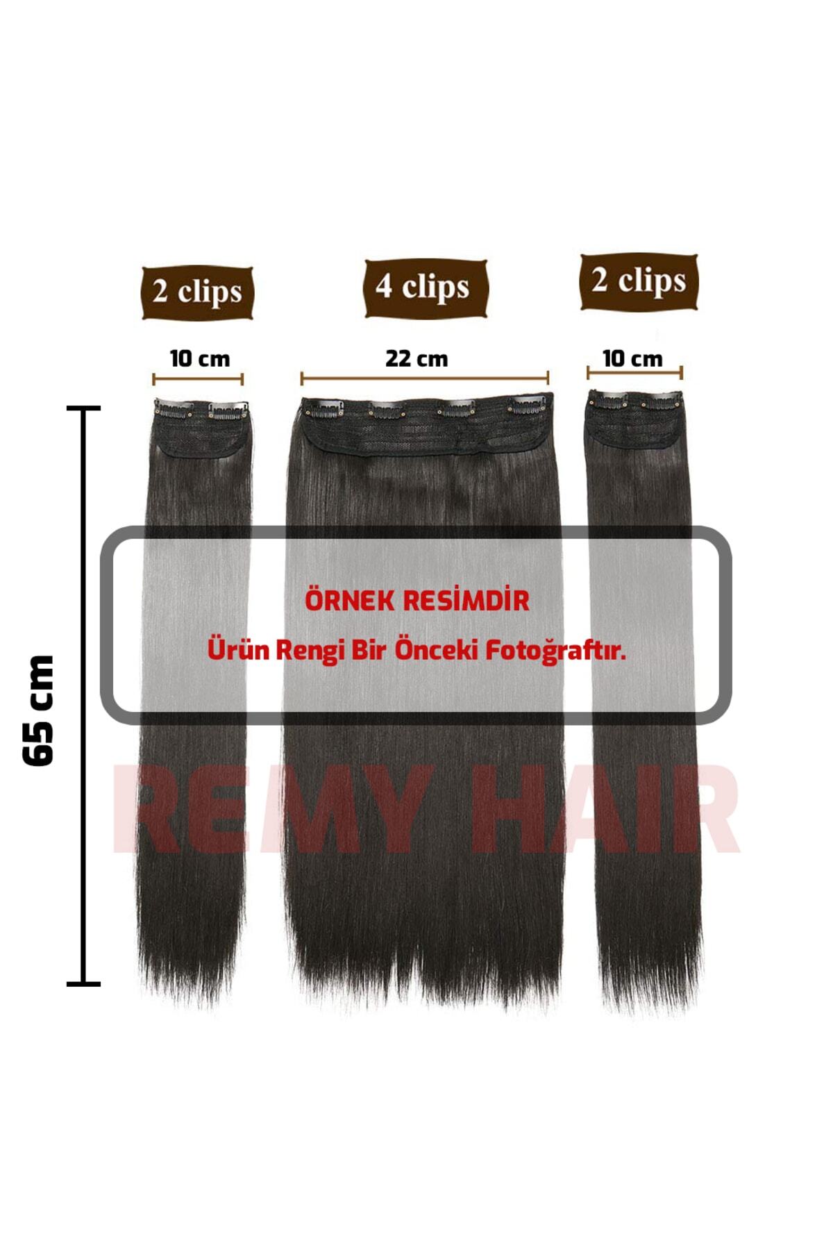 Kahverengi Afro Dalgalı Yarım Ay – 70cm 190 Gr. Fiber Sentetik Çıt Çıt – Renk No:30 - Görsel 4