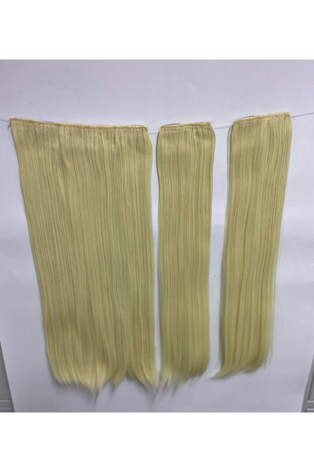 Platin Sarısı Düz – 70cm 190 Gr. Fiber Sentetik Çıt Çıt – Renk No:613 - Görsel 4
