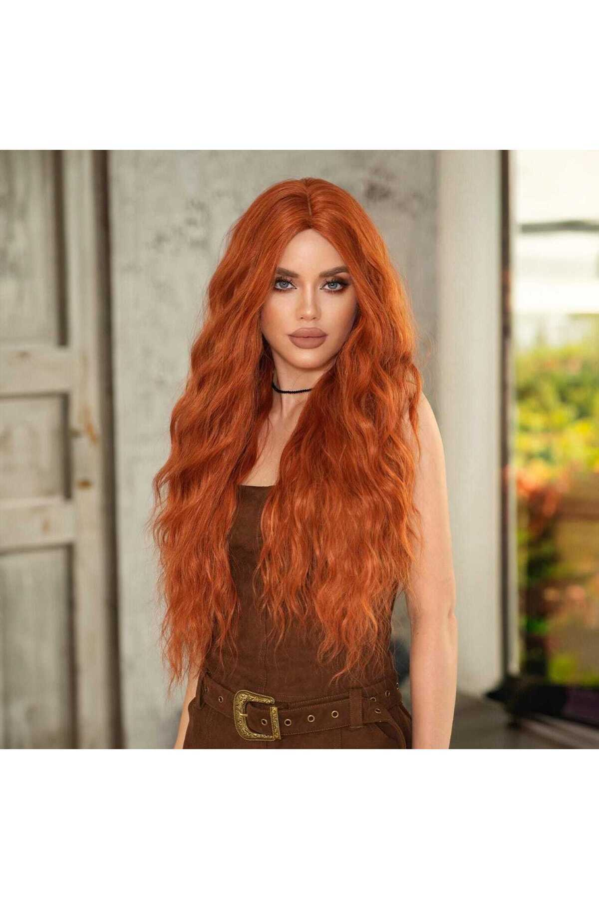 Bakır Afro Dalga Peruk VİP Seri