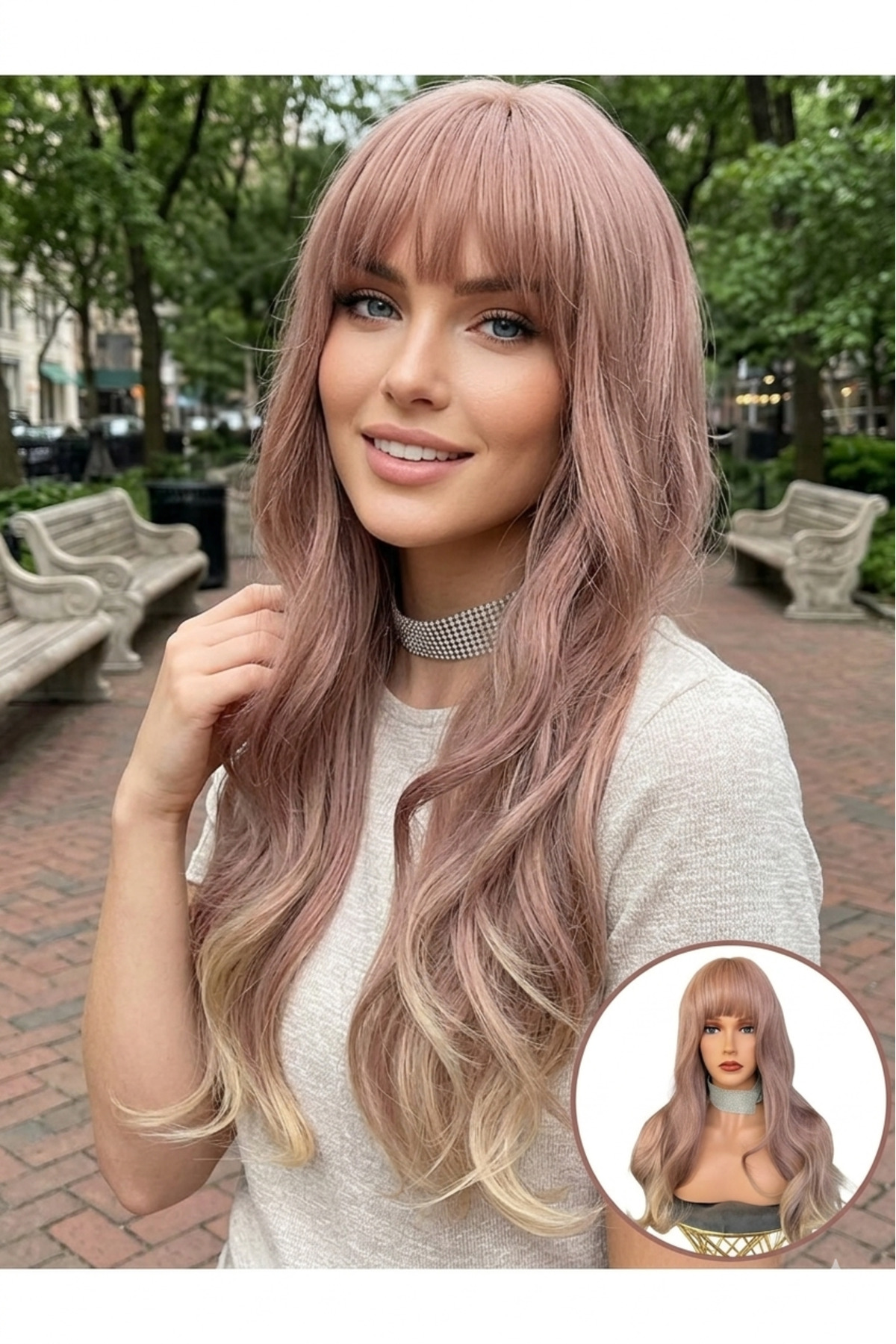Exclusive Luxury Vip Lila Renk Peruk