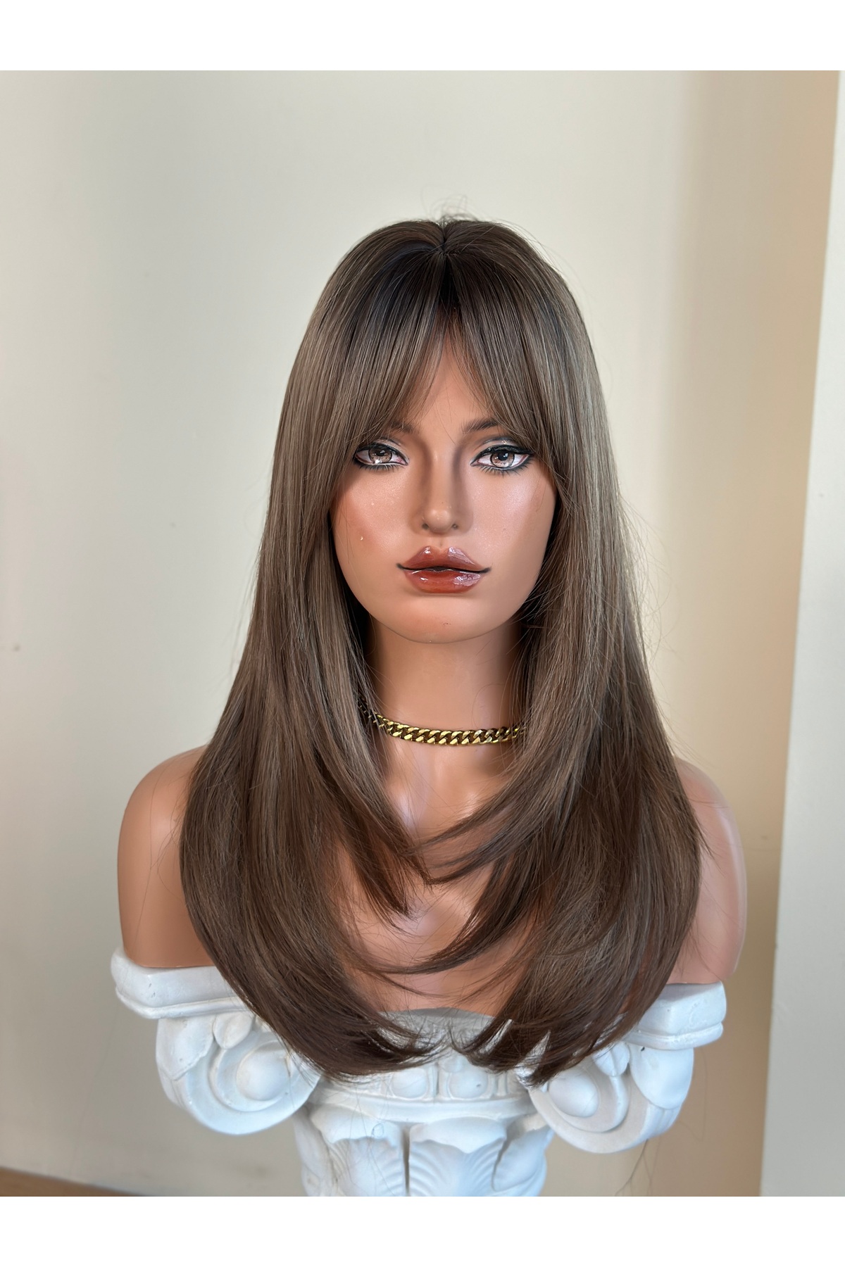 Exclusive Luxury Kumral Peruk - Görsel 2