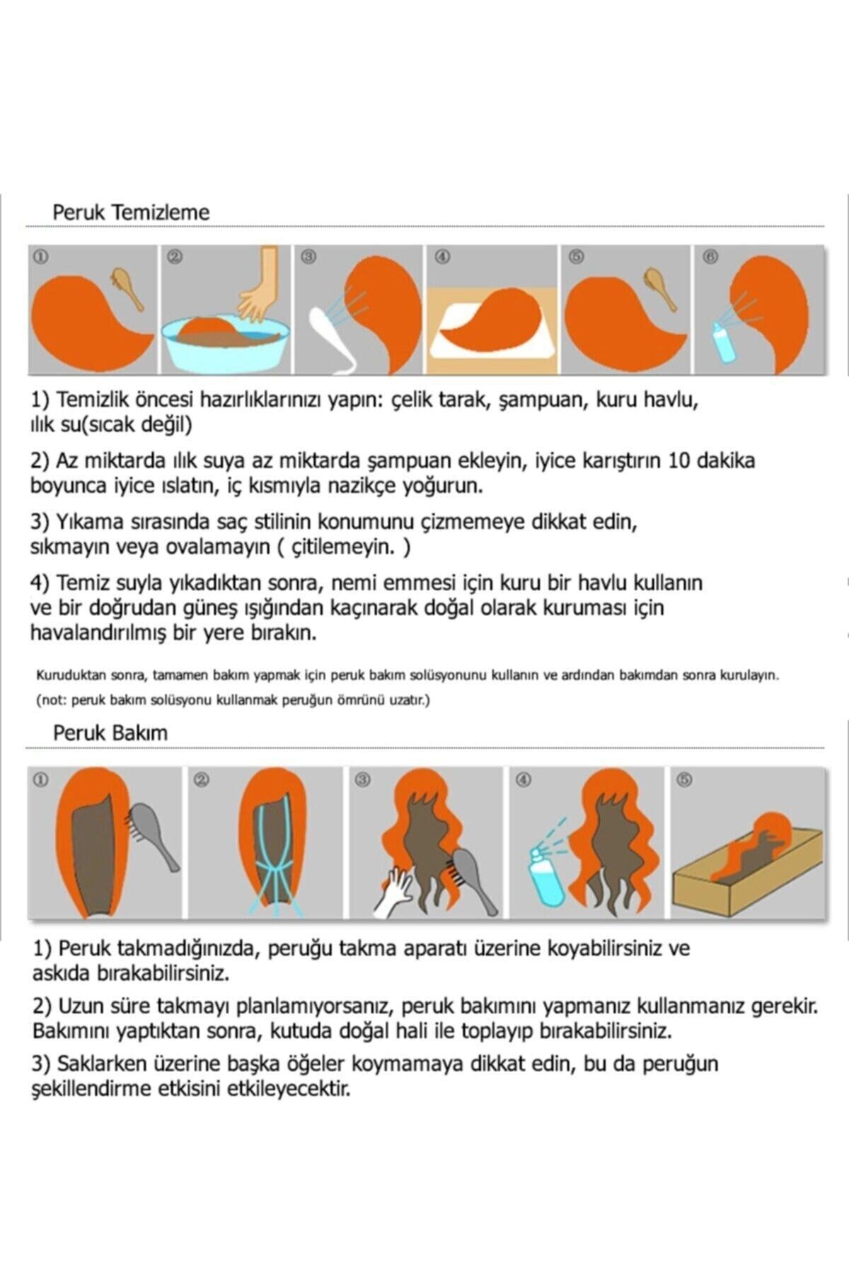 Exclusive Luxury Kumral Peruk - Görsel 3